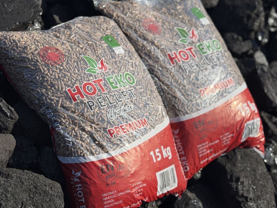 PELLET HOT EKO PREMIUM En PLUS A1 Międzyrzec winda transport gratis do negocjacji