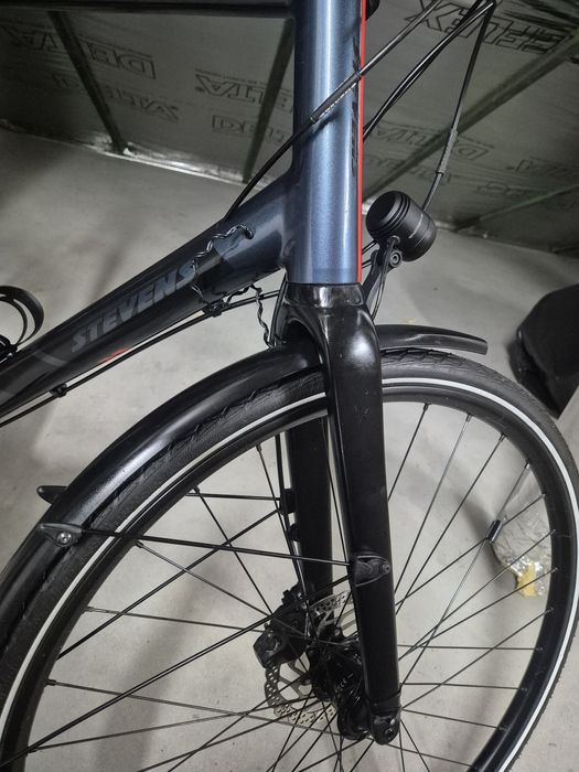 Rower  firmy STEVENS model STRADA 800 TOUR. Dla wysokich pow. 180 cm.