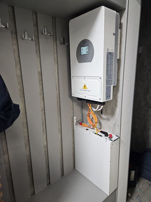 Підключу інвертор, зарядну станцію, генератор .та налаштую систему жив