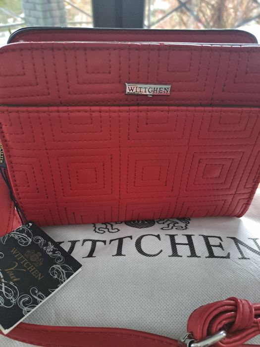 Piękna czerwona torebka Wittchen nowa metki