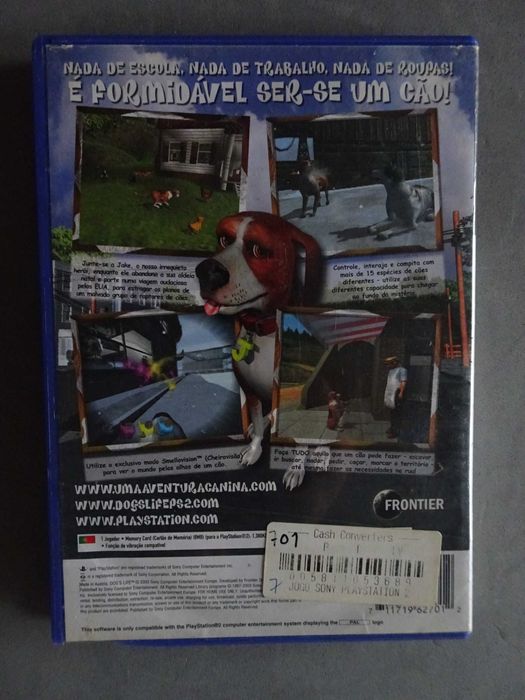 Jogo Playstation 2 PS2 - Dog's Life Uma aventura canina