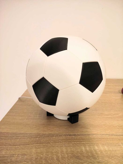 Luminária Bola de Futebol — Impressa em 3D