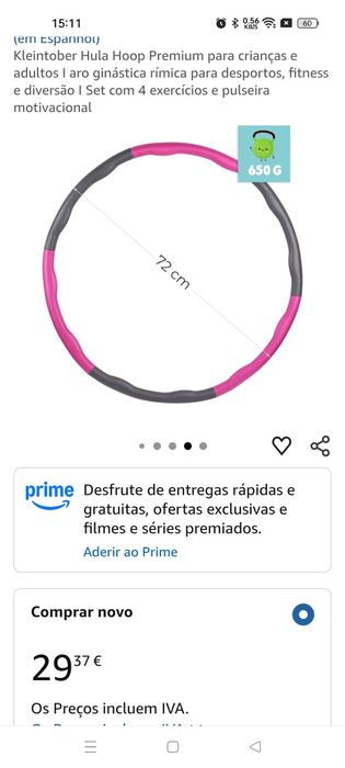 Ring fitness (hula hoop)