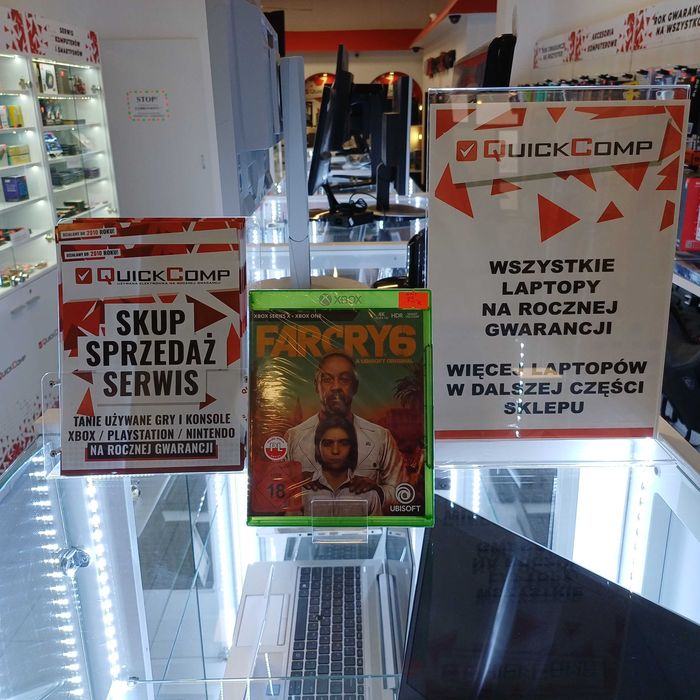 Gra XBOX X Series Nowa Far Cry 6 PL Gwarancja 1 Rok QUICK-COMP