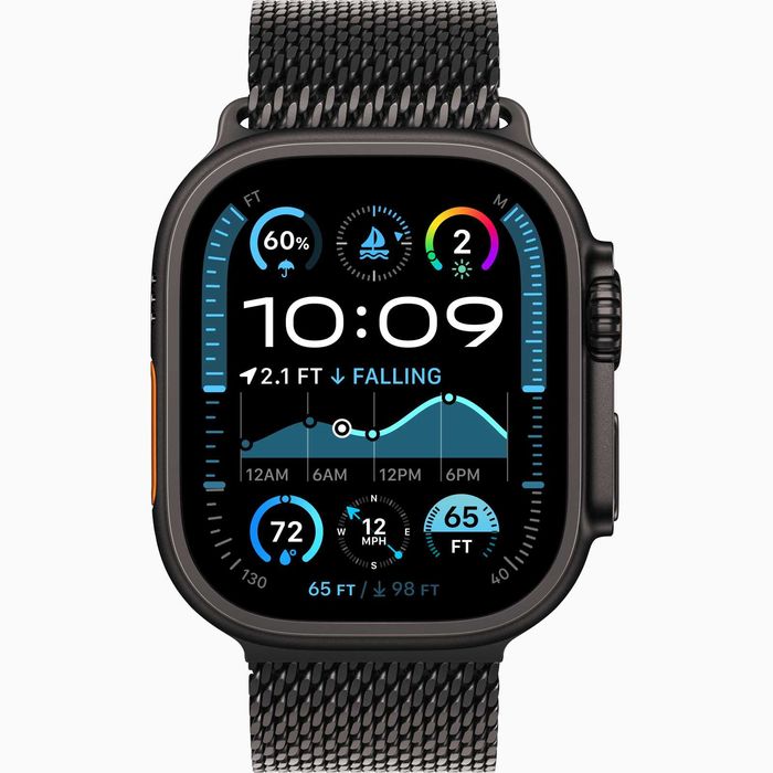 Nowy Apple Watch Ultra 2 Black Titanium Milanese Loop MX5V3WB/A Wawa