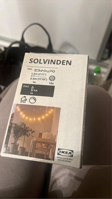 Ikea Solvinden Girlanda 12lampek Led NOWE