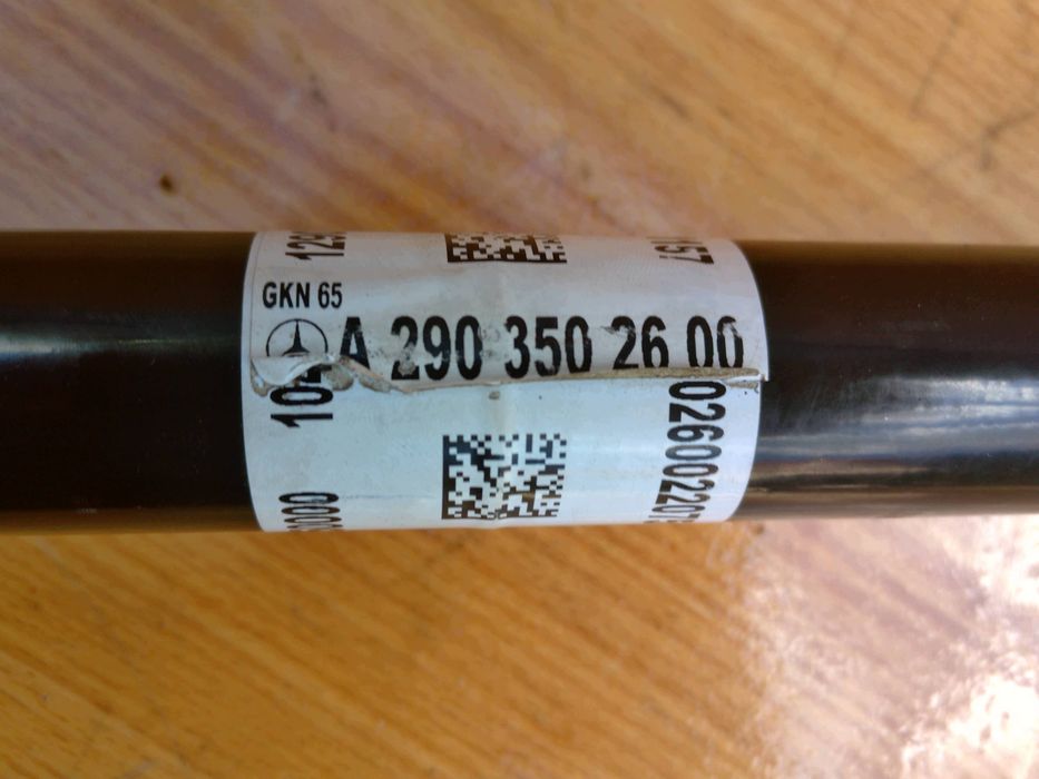 półoś mercedes a290 w290 a2903502600 bdb nowa oryginalna