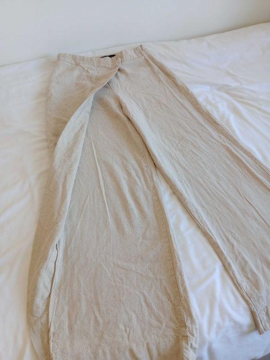 Calças de Linho Creme Zara – Tamanho S – €12 (Levantamento Hoje)