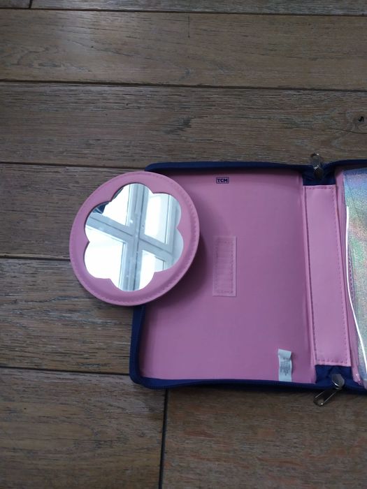 Śliczny dżinsowy piórnik Kosmetyczka z jeansu