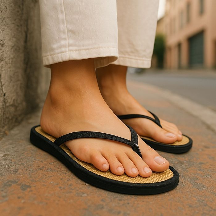 Klapki japonki damskie czarne błyszczące modne 4754 rozm. 40