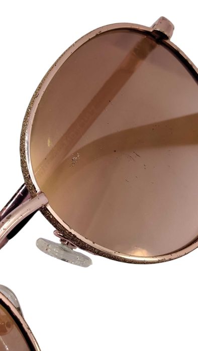 Óculos de Sol Guess Redondos Ouro Rosa + Estojo Original