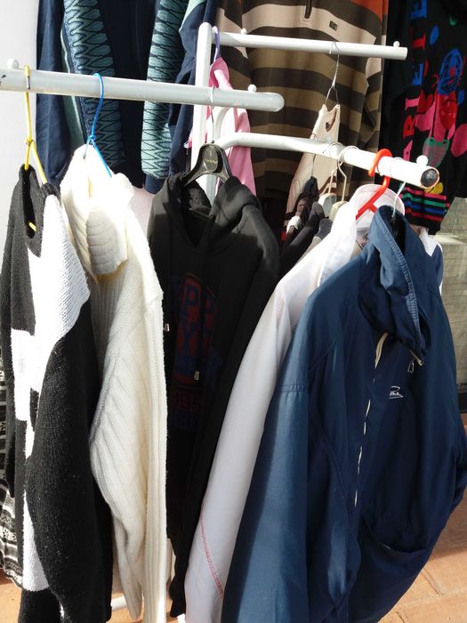 Roupa para homem senhora e criança