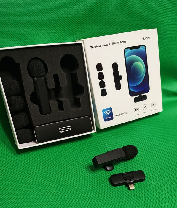 Bezprzewodowy mikrofon do iPhone\iPad ze złączem Lighting