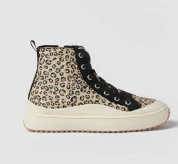 Високі кеди ,кроссовки,осінє взуття Zara 33 (21,5см)