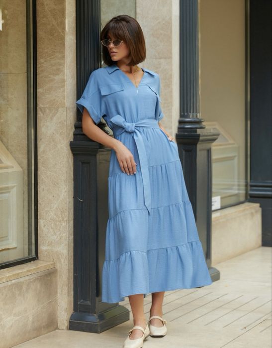 Блактина сукня міді