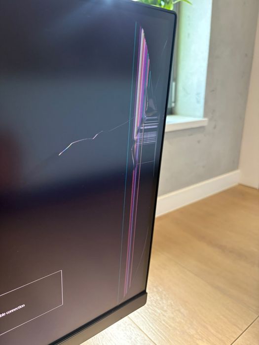 Uszkodzony Philips Evnia 34" Curved (zbity ekran) + Stopa / Części