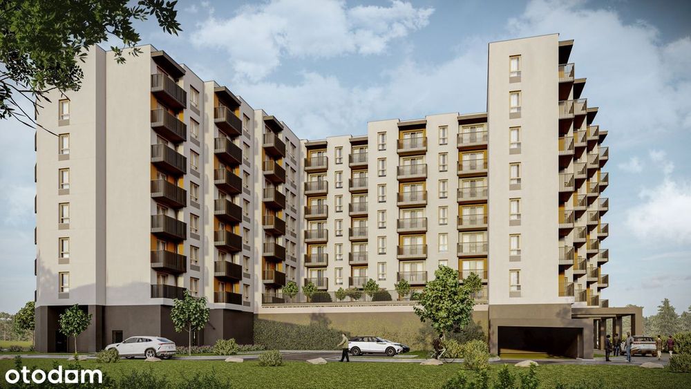2-pokojowe mieszkanie 43m2 + loggia Bezpośrednio