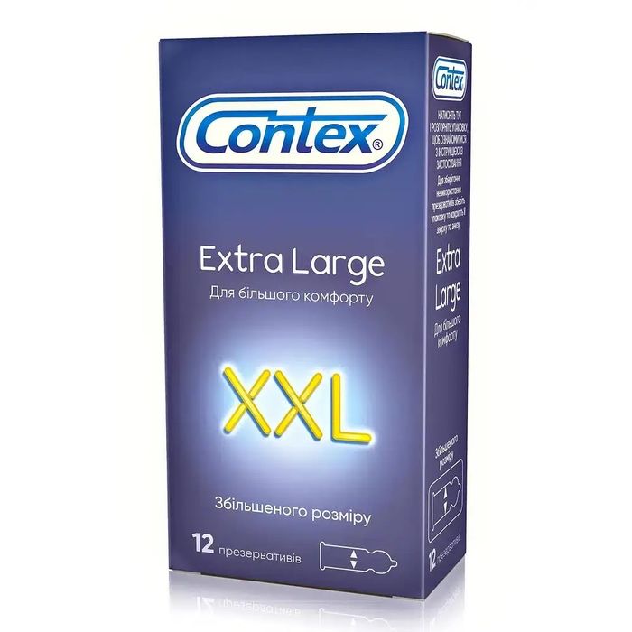 Презервативи для дуже великого розміру члена Контекс extra large