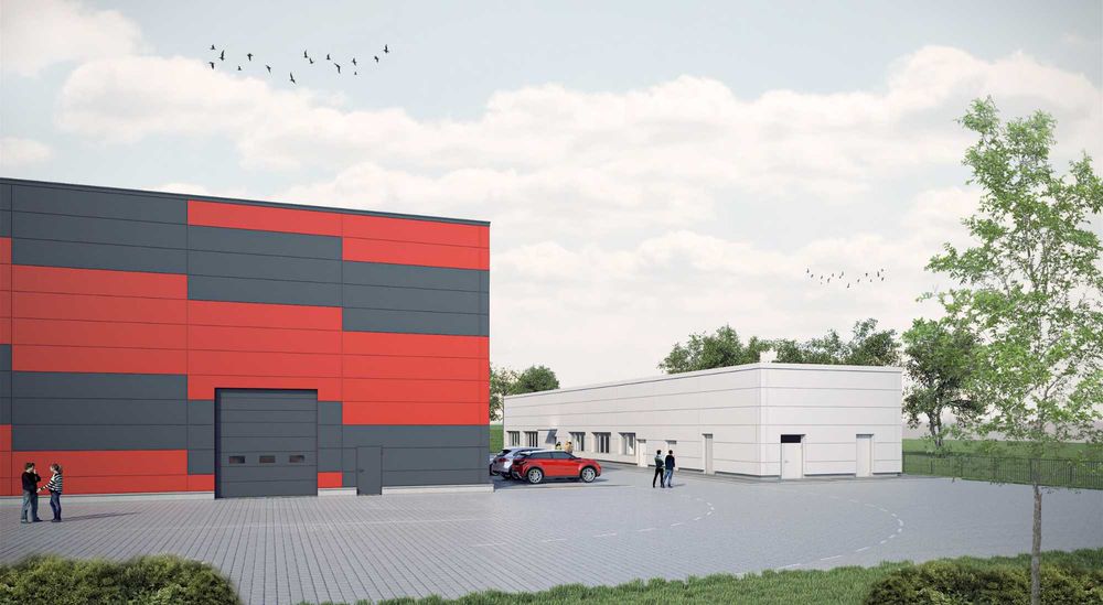 Nowoczesna hala od 2000 m² do wynajęcia – magazyn/produkcja Iłża, DK9