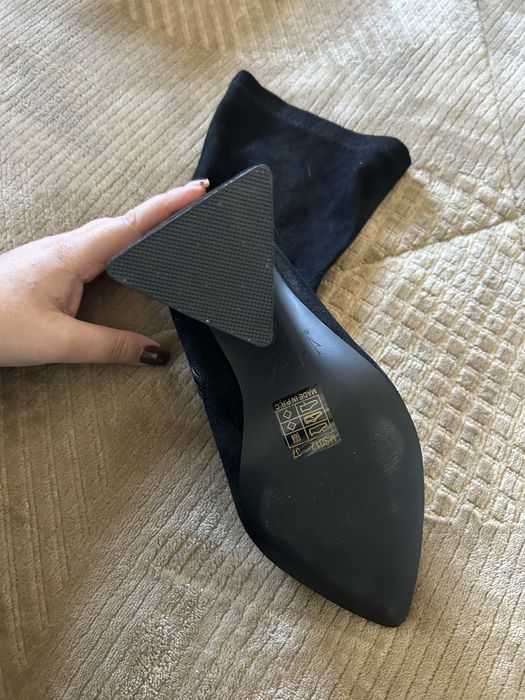 Botas pretas camurca