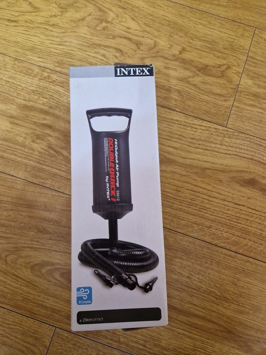 Надувной матрас Intex 183×203 с насосом