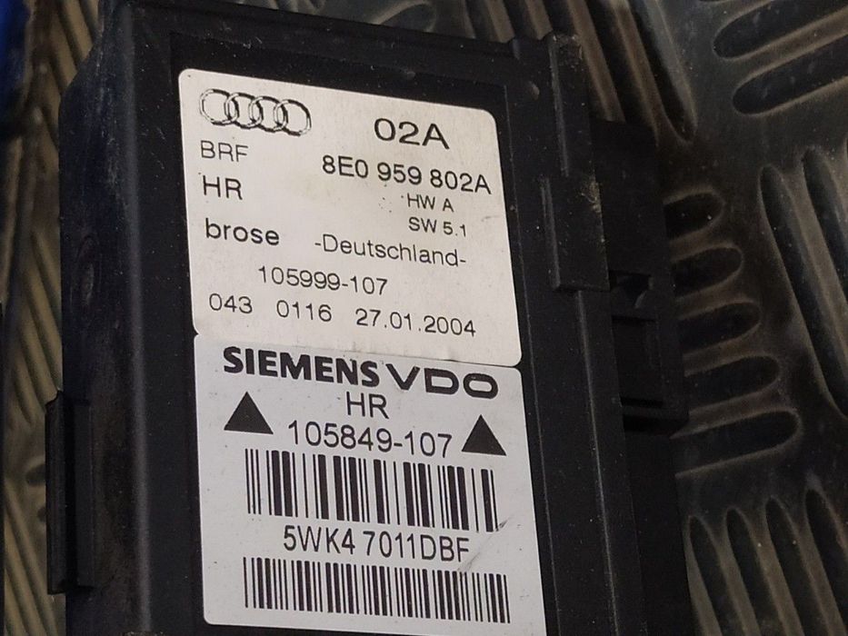 ELEVADOR DE VIDRO TRASEIRO DIREITO AUDI A4 AVANT 2007