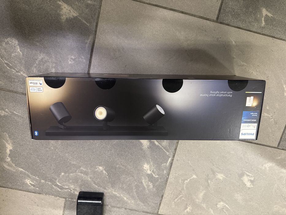 Listwa świetlna 2x  PHILIPS HUE black Ambiance Runner czarny WiFi