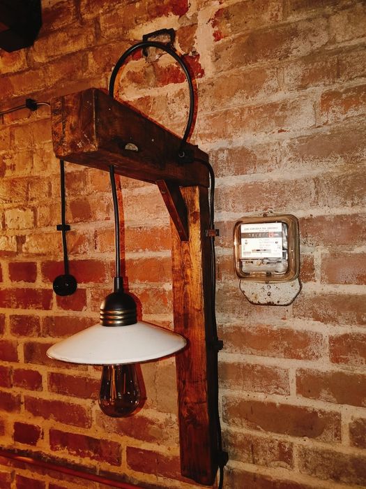 Lampa loft Retro oświetlenie industrialne hand made rękodzieło