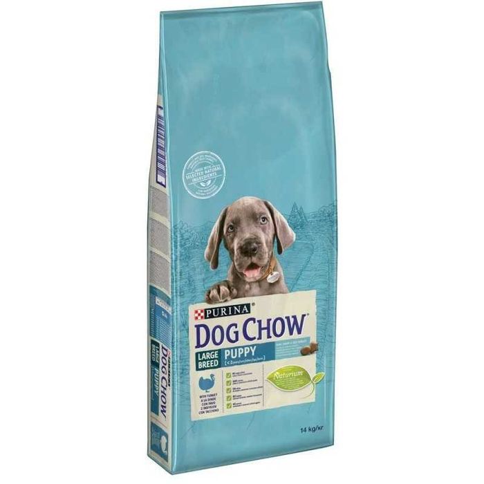 Dog Chow (Дог чау) Puppy з індиком 14 кг для цуценят крупних порід