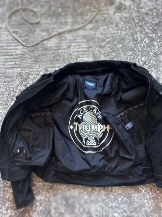Kуртка мото кожаная Triumph Ace
