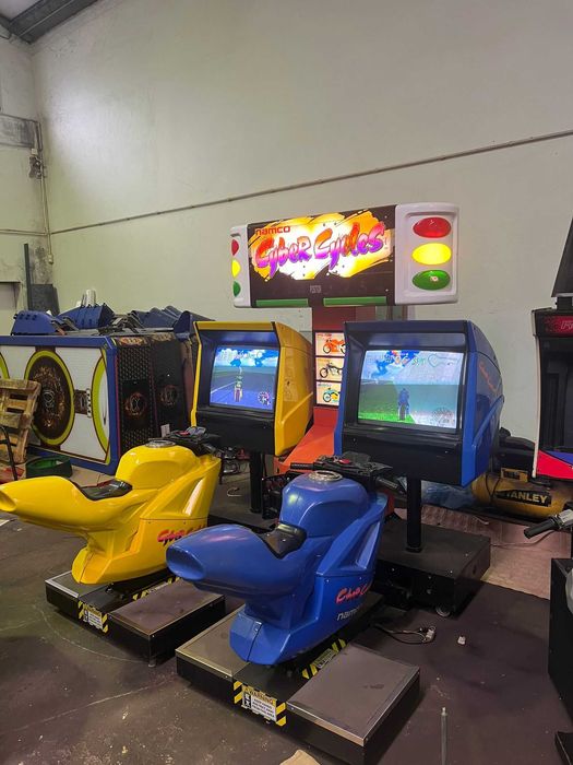 Namco Cyber Cycles Arcade Simulador