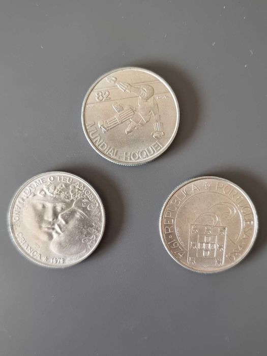 Moedas das décadas de 70, 80 e 90