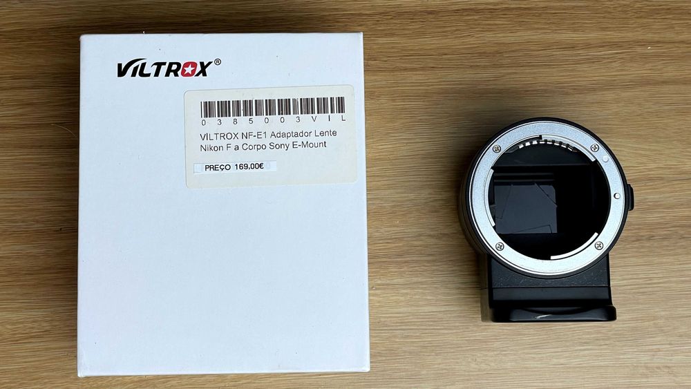 À Venda – Adaptador Viltrox NF-E1 (Nikon F para Sony E)