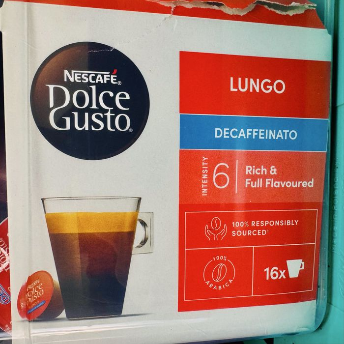 Starbucks Dolce gusto капсули кава без кофеїну