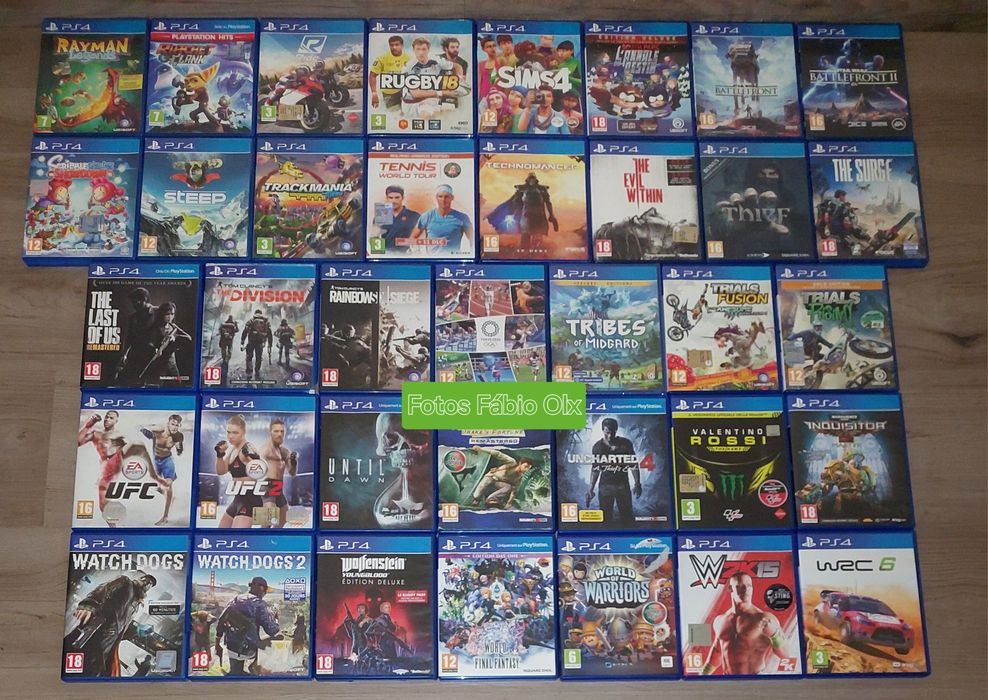 Jogos Ps4 Originais Novos & Usados Ler Anúncio  ( Desde 10€)