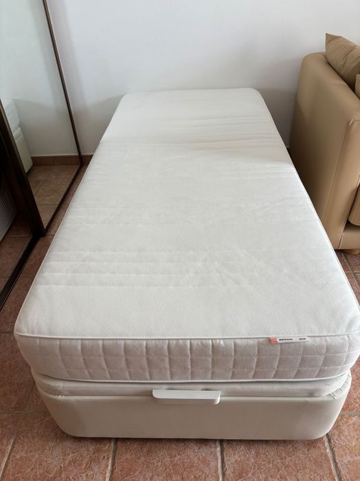 Base solteiro com colchão
