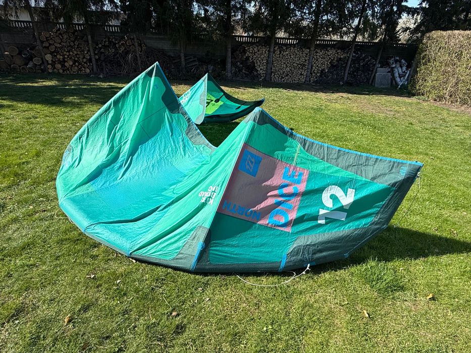 Latawiec Kite north duotone dice 2018 12m plecak bar kitesurfing