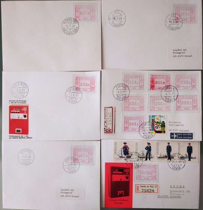 Lote de envelopes com Framas