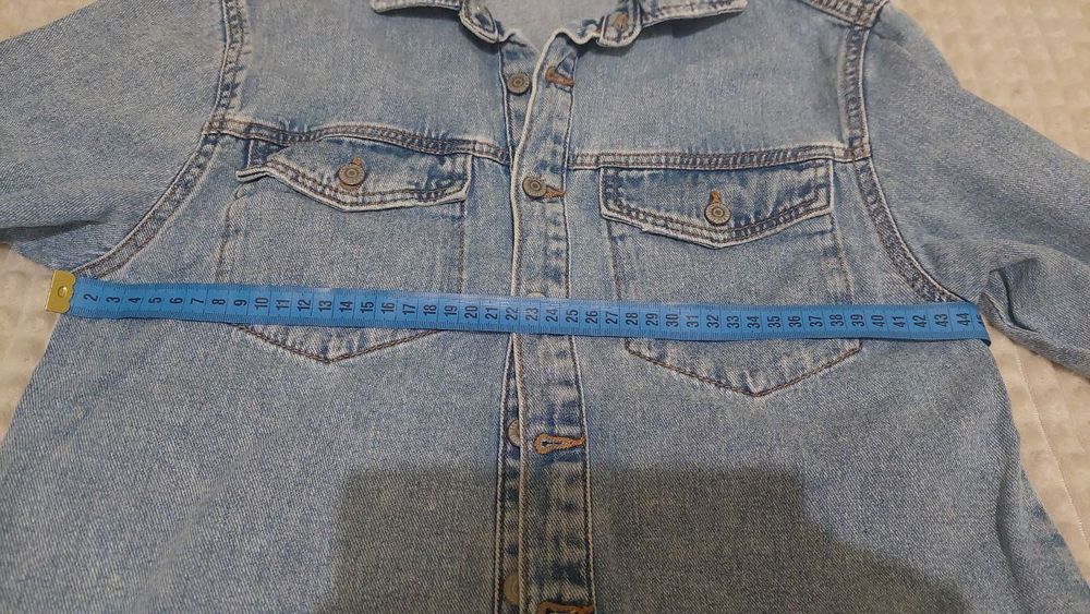 Джинсова сорочка-куртка ZARA