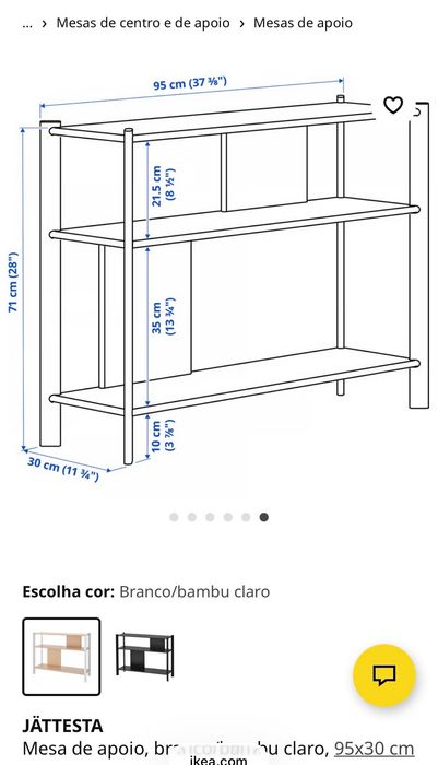 Mesa de Apoio IKEA