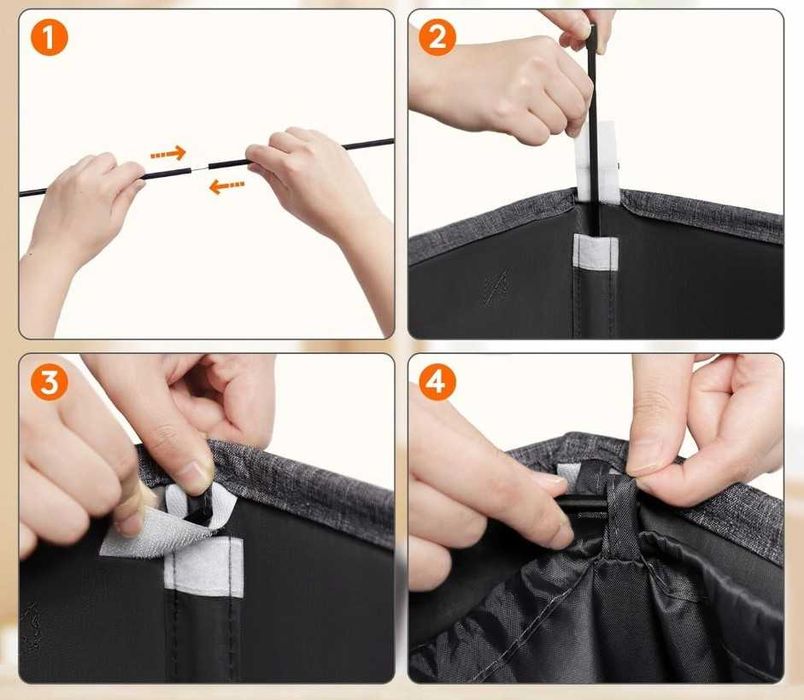 Lifewit Składany kosz pojemnik na butelki plastikowe z pokrywą 100L