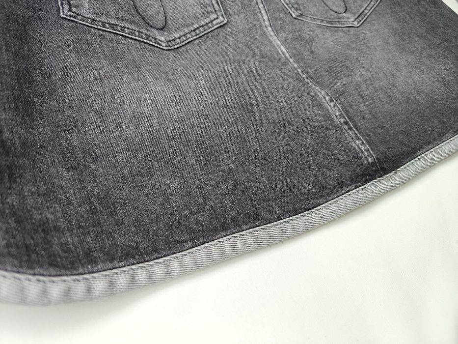 Calvin Klein Jeans spódniczka jeansowa logowana S