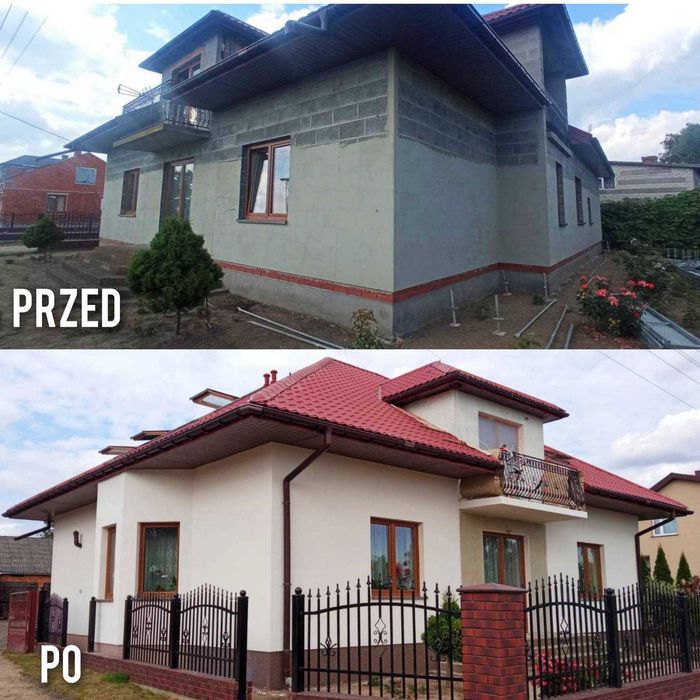 Ocieplenie domu #malowanie elewacji #docieplenie wełną #tynkowanie itp