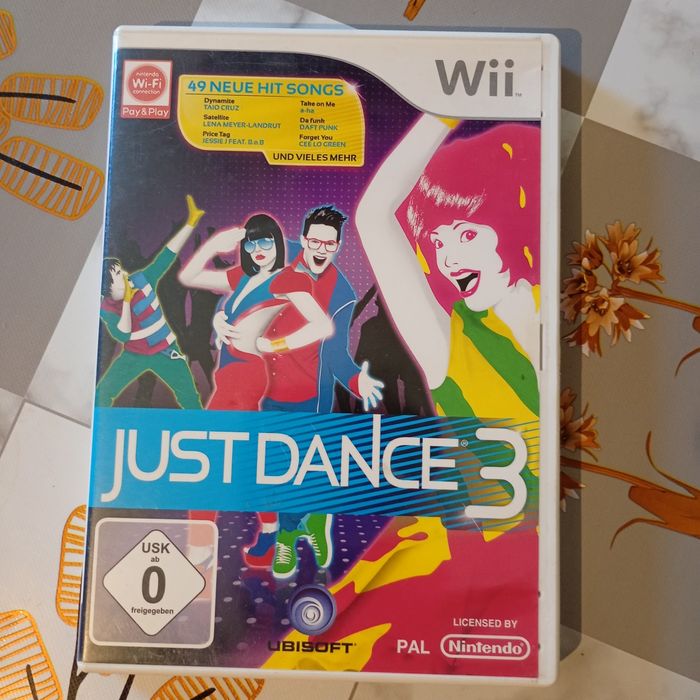 gra wideo Just Dance 3 przeznaczona na konsolę Nintendo Wii.