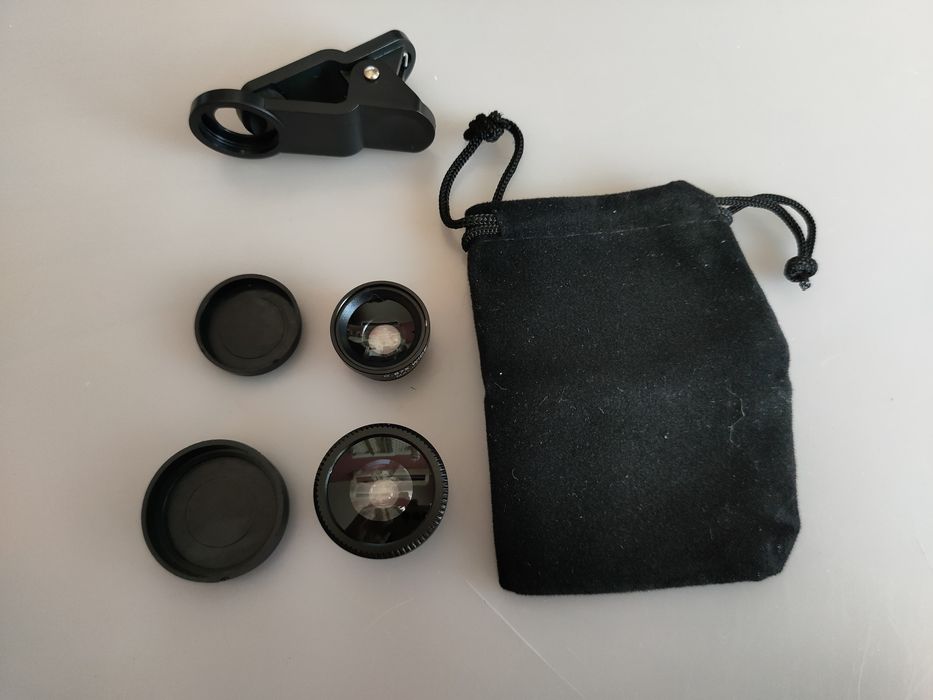2 Lentes Olho de Peixe com Bolsa