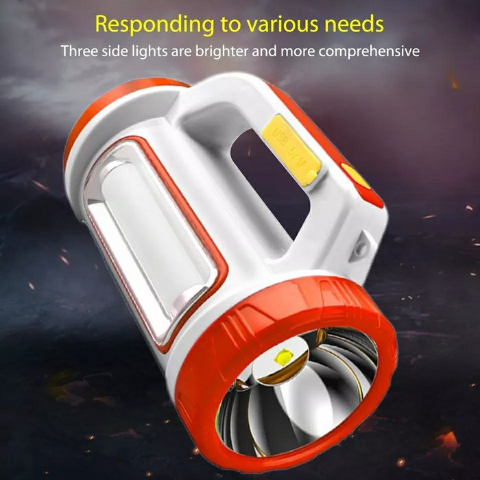 Фонарик кемпинг солнечная батарея power bank