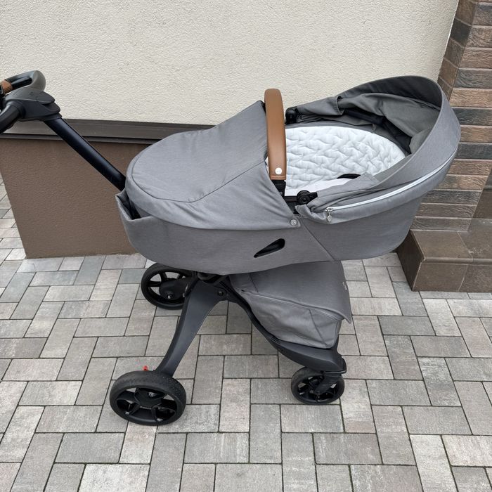 Коляска Stokke xplore X 2в1 люлька прогулка підстаканник футмуф плед