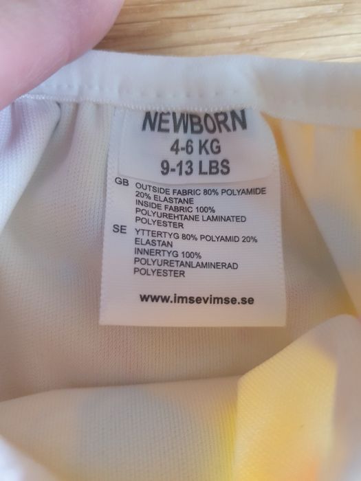 Imse Vimse Pielucha do kąpieli pływania wielorazowa