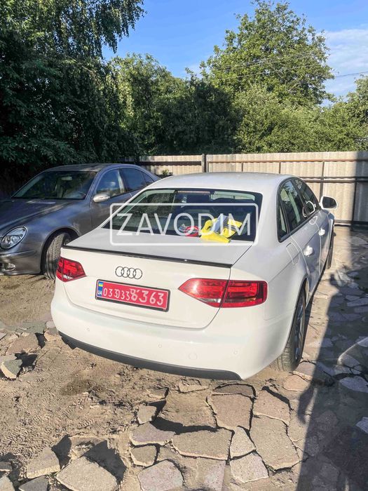 A4 B8 audi спойлер ЧОРНИЙ ГЛЯНЕЦЬ ABS M4 S4 стиль 09-16 ауди а4 б9 б8