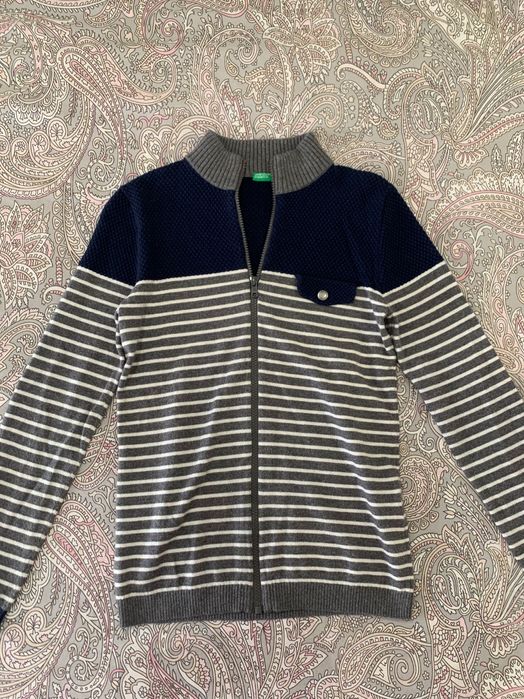 Casaco às riscas da Benetton - 11/12 anos